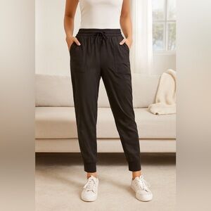 NWT Paper Label Black Joggers - Size S